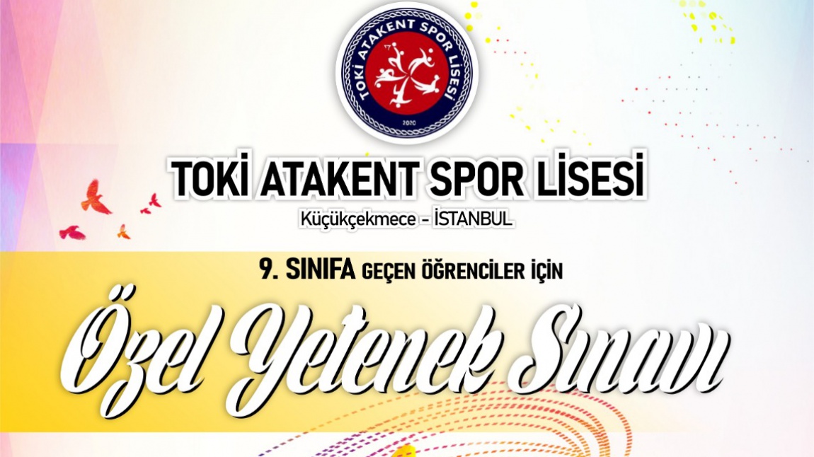 2023 YETENEK SINAVI KLAVUZU - Toki Atakent Spor Lisesi