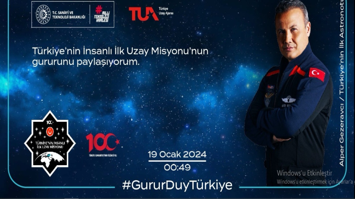 Uzaya Giden İlk Türk Astronot Alper Gezeravcı'ya Türkiye'den Mesaj Yağmuru!