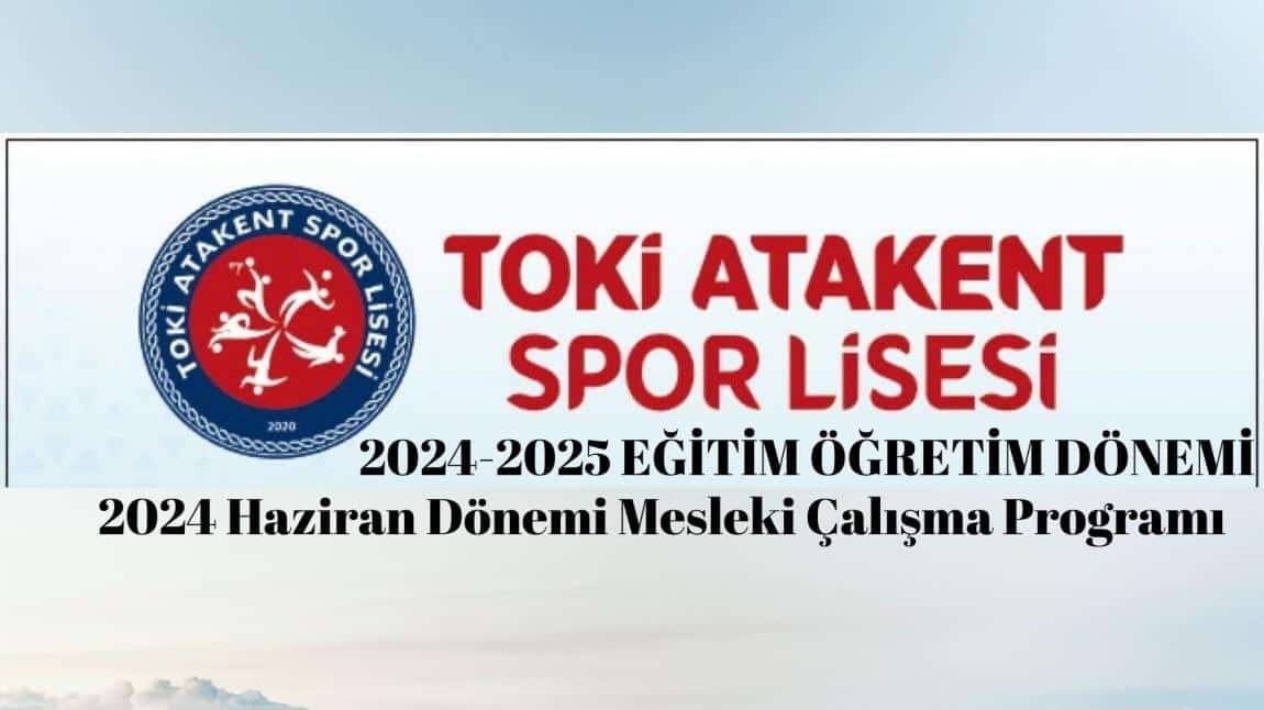 2024 Haziran Dönemi Mesleki Çalışma Programı